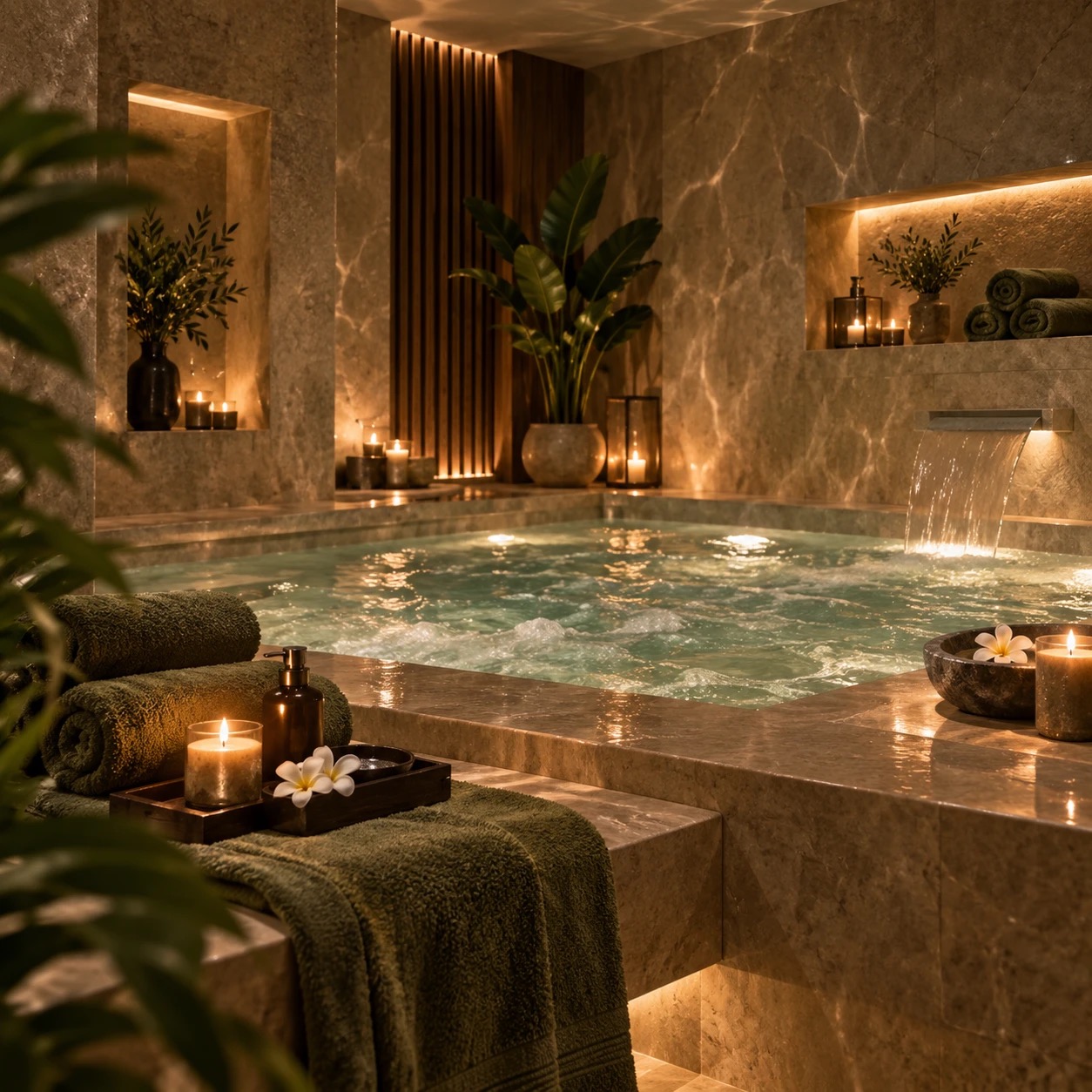 Jacuzzi at Pearl Island Spa & Massage